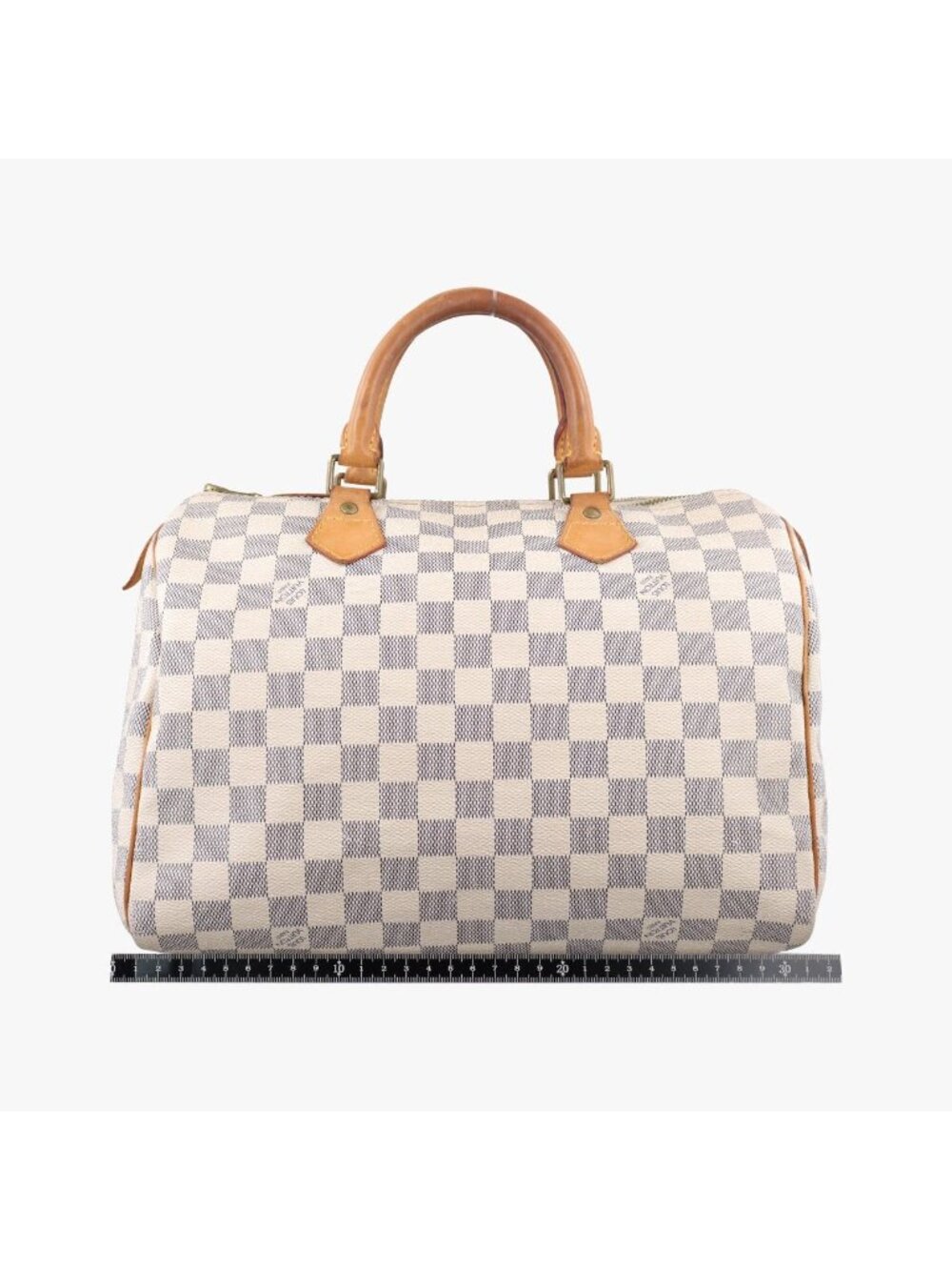 Louis Vuitton Speedy 30 Azur Damier Canvas Handbag - Picture 2 of 16